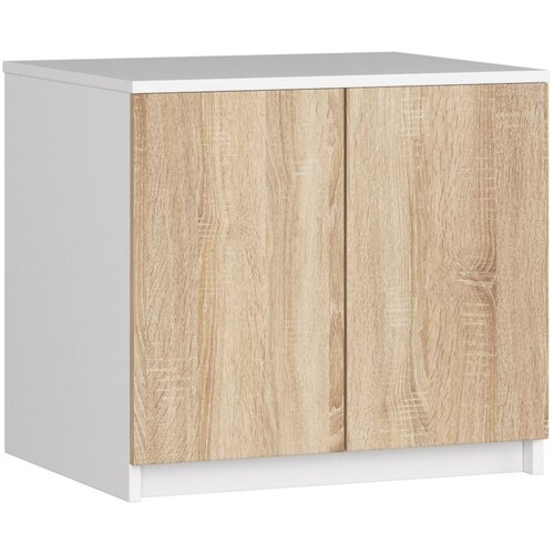AKORD Star Nadgradna Omarica Za Garderobno Omaro, 2 Vrata, Bela/Hrast Sonoma, (5000331626) Slike