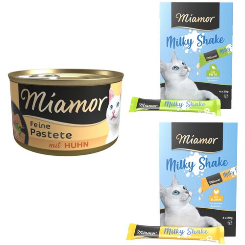  24x85g Miamor paštete + 4x20g Miamor Milky Shake puretina/piletina gratis! - Piletina Cijene