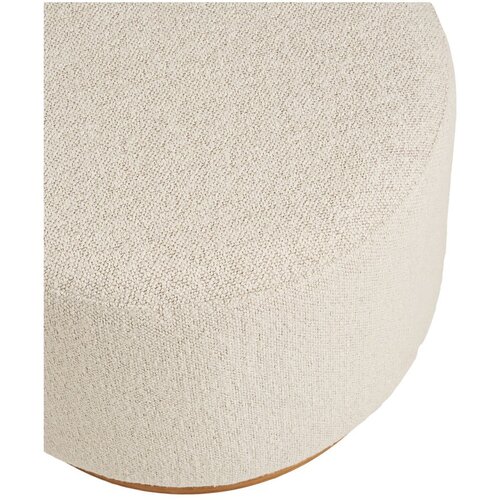 House Nordic Bež tabure iz tkanine boucl&amp;eacute; Daisy &amp;ndash; Slike
