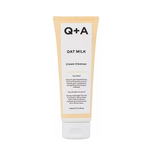 Q+A oat milk cream cleanser čistilna krema za vse tipe kože 125 ml