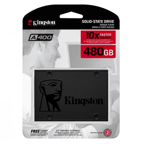 Kingston SSD A400 480GBup to 500MB/s Read and 450MB/s Write Cijene