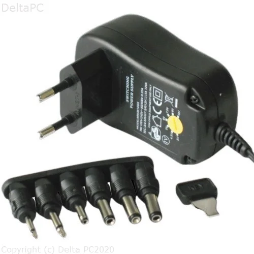 Adapter 1000 mA, 3-12V, sa vise prikljucaka