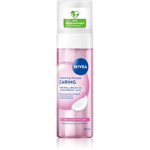 Nivea Caring pjena za či&scaron;ćenje lica za suho i osjetljivo lice 150 ml Cijene