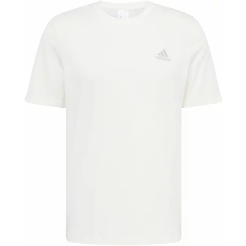 ADIDAS SPORTSWEAR Tehnička sportska majica 'Essentials' siva / bijela