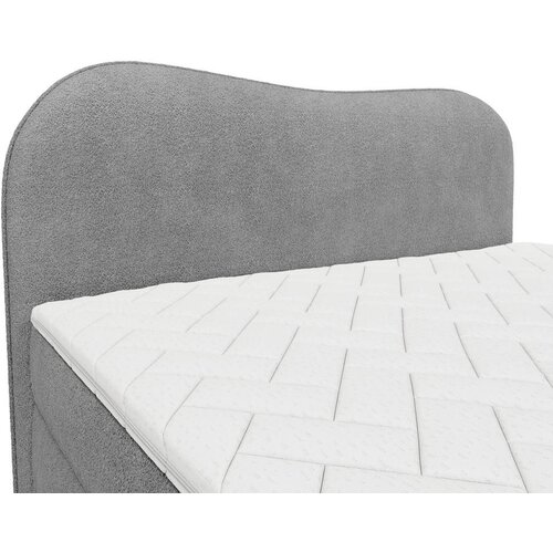 Chameo POSTELJA Z VZMETNICO 140 cm x 200 cm , tekstil temno siva Slike
