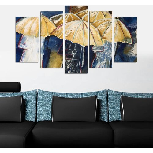 Wallity Set Slika 5PMDF-74, 5 Delova Cene