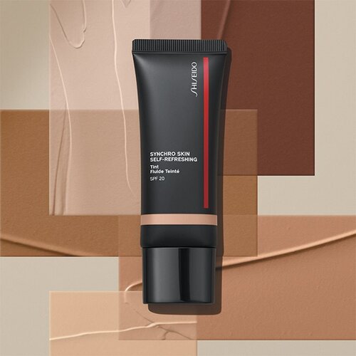 Shiseido synchro skin self-refreshing tint SPF20 vlažilni puder z lahkotno prekrivnostjo 30 ml odtenek 315 medium Slike