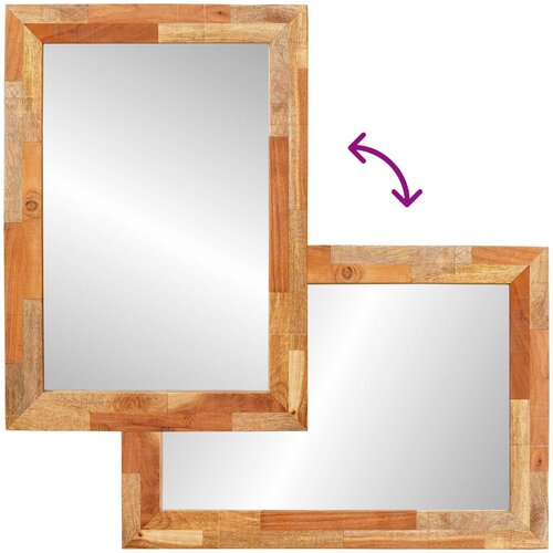  Zrcalo za kupaonicu Umjetnički hrast 50 x 70 x 2,5 cm Slike