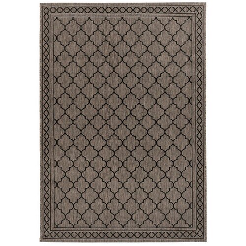 Kayoom RAVNO TKANA PREPROGA Splash 300 Grau / Braun 120/170 cm tkano rjava, siva Cene