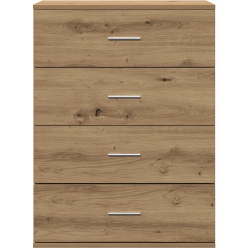 vidaXL Ormarić / Komoda s ladicama s pohranom Umjetnička hrastovina 60 x 39 x 80 cm Cene