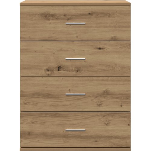 vidaXL Strani šal Obrtniški hrast 60 x 39 x 80 cm Konstruiran les Cene