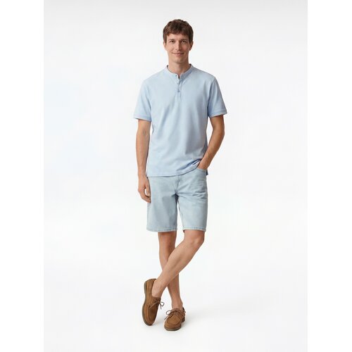 Reserved Slim polo-majica - bljedoplavo Cijene