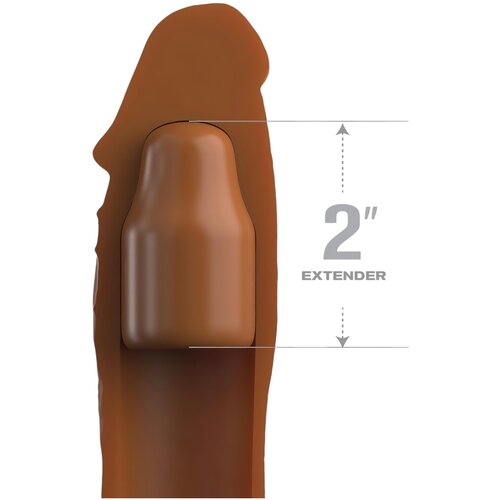 Pipedream X-TENSION Elite 2 - Obloga za penis z možnostjo rezanja (rjava) Slike