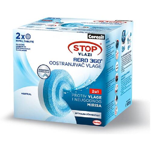  REFIL TABLETE STOP VLAZI AERO 360&amp;deg;2X CERESIT Slike
