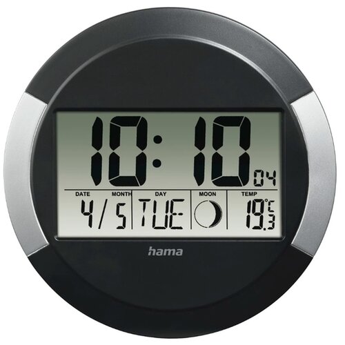 Hama Zidni sat Hama PP-245 Crna Plastika moderan Slike