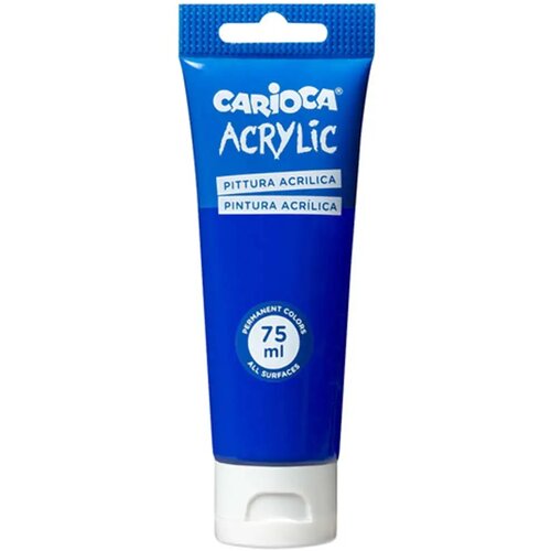 Carioca akrilna boja 75ml tamnoplava - Slike