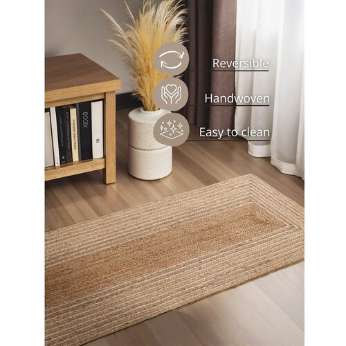 Hanse Home Obojestranski/ročno tkan tekač iz jute v naravni barvi/v svetli naravni barvi 80x200 cm Juno &amp;ndash; Slike