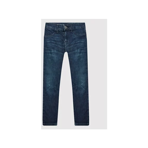 Polo Ralph Lauren Jeans hlače 313511709001 Mornarsko modra Slim Fit