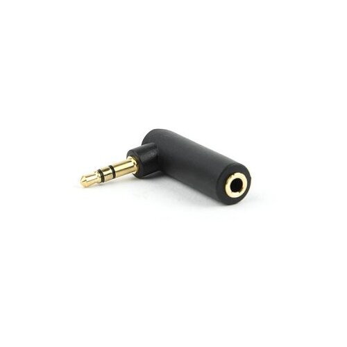 Audio adapter 3.5mm mu&amp;scaron;ki na 3.5mm ženski, 90 stepeni, GEMBIRD A-3.5M-3.5FL Slike