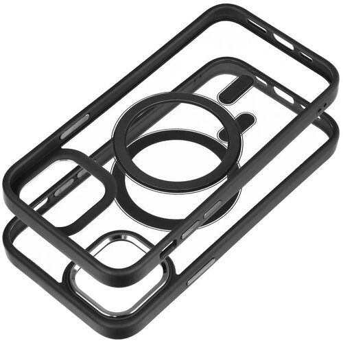  Colour Edge Mag Cover maska kompatibilna s MagSafe za IPHONE 12 / 12 PRO crna Slike