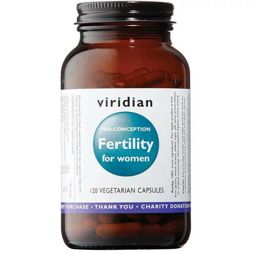 Viridian Nutrition Podpora za zanositev in plodnost za ženske Viridian (60 kapsul)