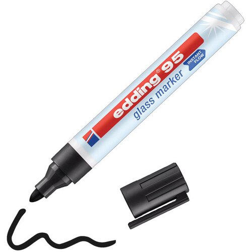 OZNAČEVALEC ZA STEKLO 1,5-3MM EDDING 95 ČRN Slike