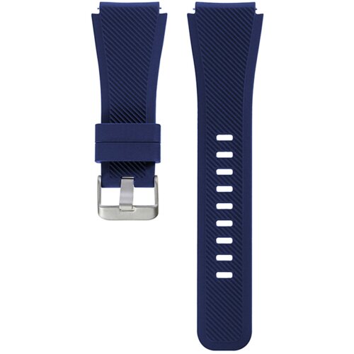 silikonska narukvica za pametne satove tamno plava 22mm Cene