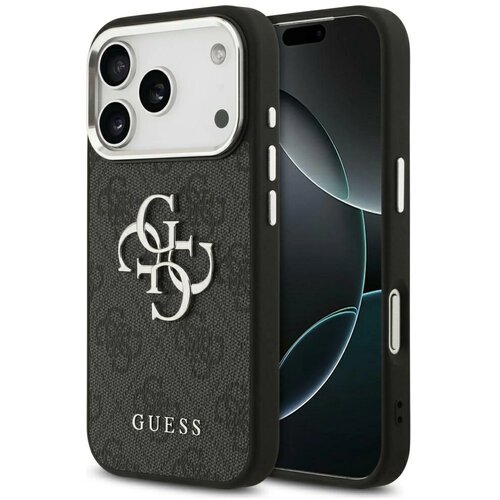 Guess OVITEK 4G VELIKI 4G KLASIČNI LOGO ZA IPHONE 17 PRO MAX RAZKOŠNA ZAŠČITA, (5000337995) Cene