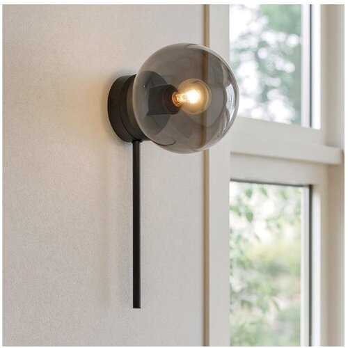  Ondaluce - Zidna svetiljka JEWEL 1xE14/10W/230V crna/zadimljena crna Cene