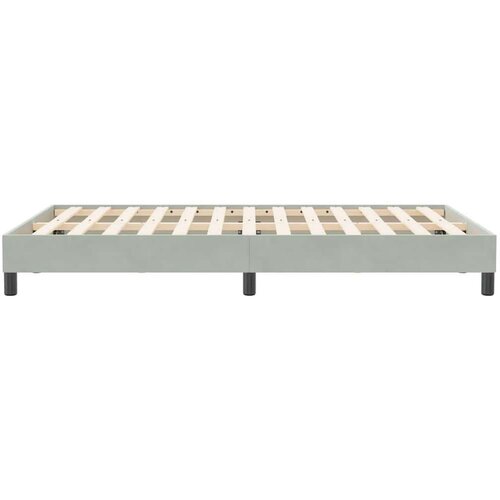  Okvir kreveta bez madraca svijetlo sivi 120x210 cm bar&amp;scaron;un Slike