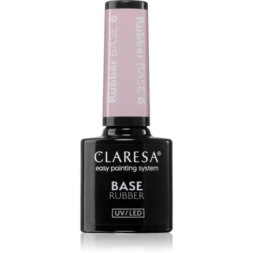 Claresa UV/LED Base Rubber podlak za gel nohte odtenek 6 5 g