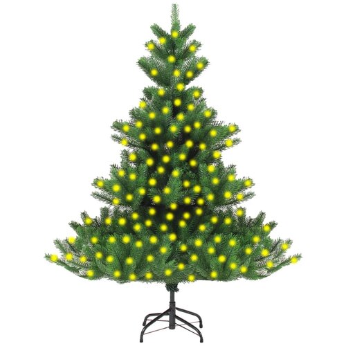  Umjetno božićno drvce kavkaska jela LED svjetla zeleno 240 cm Slike