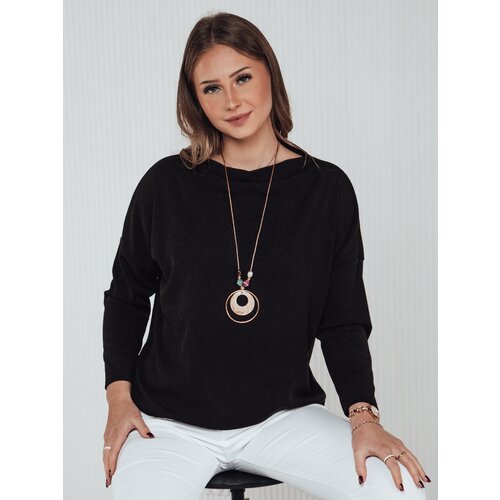 DStreet Bluzka damska one size WERIIO z wisiorkiem czarna Cijene