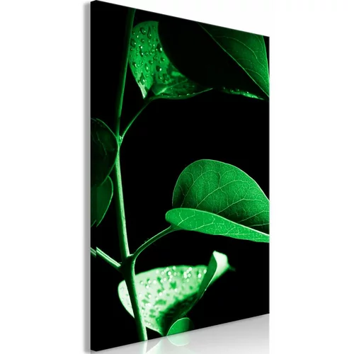  Slika - Plant in Black (1 Part) Vertical 40x60