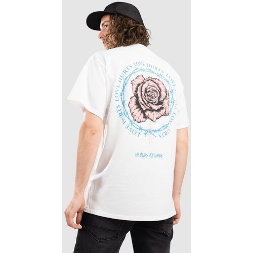 Any Means Necessary Love Hurts T-shirt white Slike