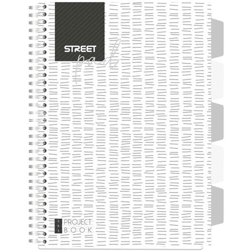 STREET zvezek A4 pad white 1R pr, mali karo, 100 listov Cene