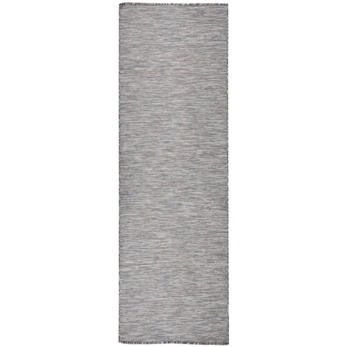  tepih ravnog tkanja 80 x 250 cm smeđe-plava Cene