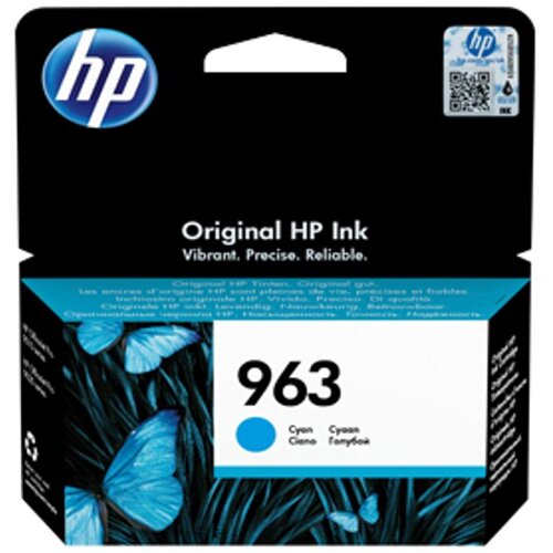HP 963 Cyan Original Ink Cartridge 3JA23AE#BGX Slike