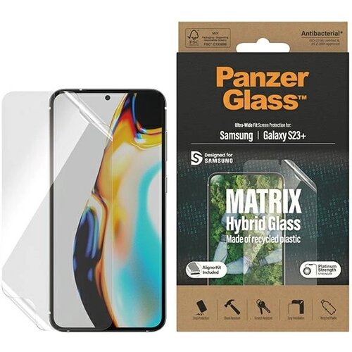 PanzerGlass HYBRID MATRIX STEKLO Z POZICIONERJEM ZA SAMSUNG GALAXY S23+, (20431320) Slike