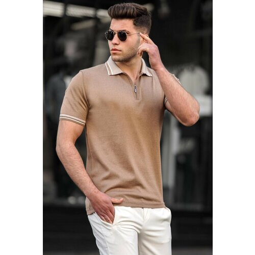 Madmext Polo T-shirt - Brown - Regular fit Slike