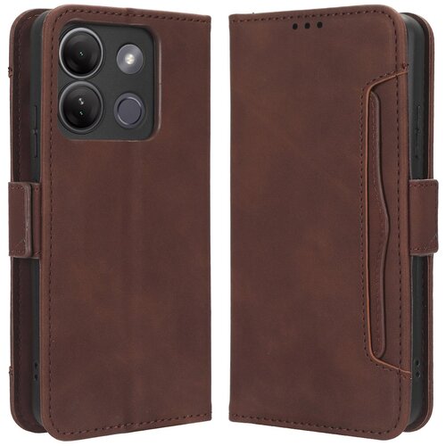 INORCO Za Infinix Smart 7 HD 4G X6516 stojalo za denarnico, etui iz PU usnja, več rež za kartice, pokrov telefona, (22034408) Cene