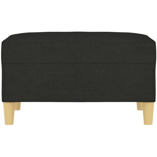  Tabure crni 70 x 55 x 41 cm od tkanine Slike