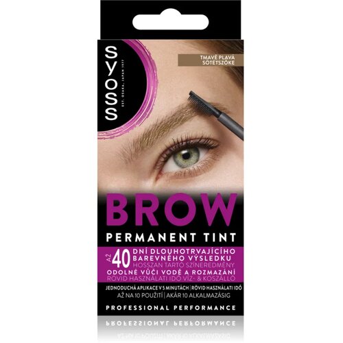 Syoss Brow Tint barva za obrvi odtenek Dark Blonde 10 ml Slike