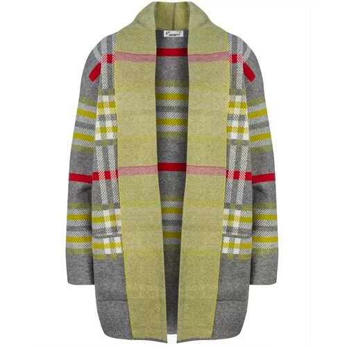 Pri WARM Sweater. Checkered cardigan overlay Cijene