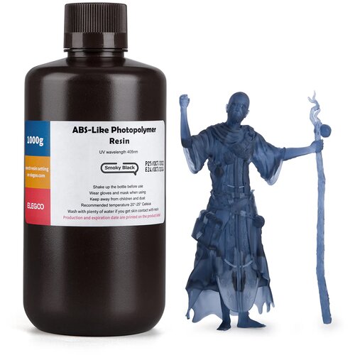 Elegoo ABS-Like 1.0 Resin 1,000g Black Cene