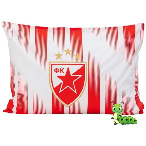Gusenica Jastučnica crvena zvezda 50x70 Slike