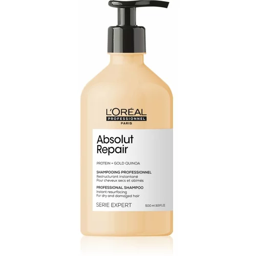 L´Oréal Paris Serie Expert Absolut Repair globinsko regeneracijski šampon za suhe in poškodovane lase 500 ml