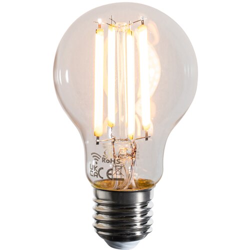 LUEDD Pametne zatemljive LED žarnice E27 Kelvin A60 prozorne 7 W 806 lm 1800-3000 K Slike