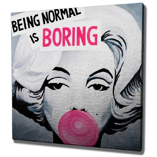 Vega Stenska slika na platnu Pop Art, 45 x 45 cm Slike