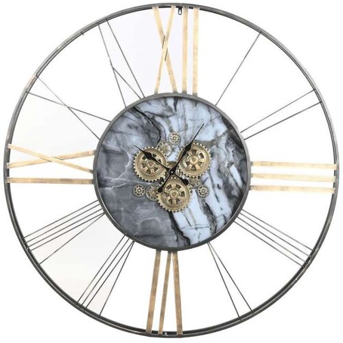  Zidni sat Home ESPRIT Bijela zlatan Metal 140 x 9 x 140 cm Cijene